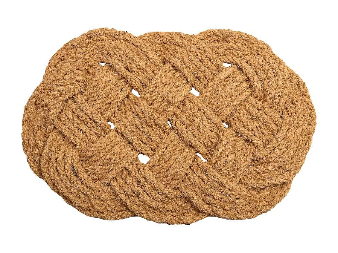 Zerbino in fibra di cocco marrone 60x40