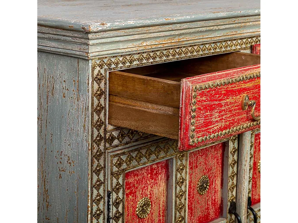 Buffet en bois marron 107x46x90