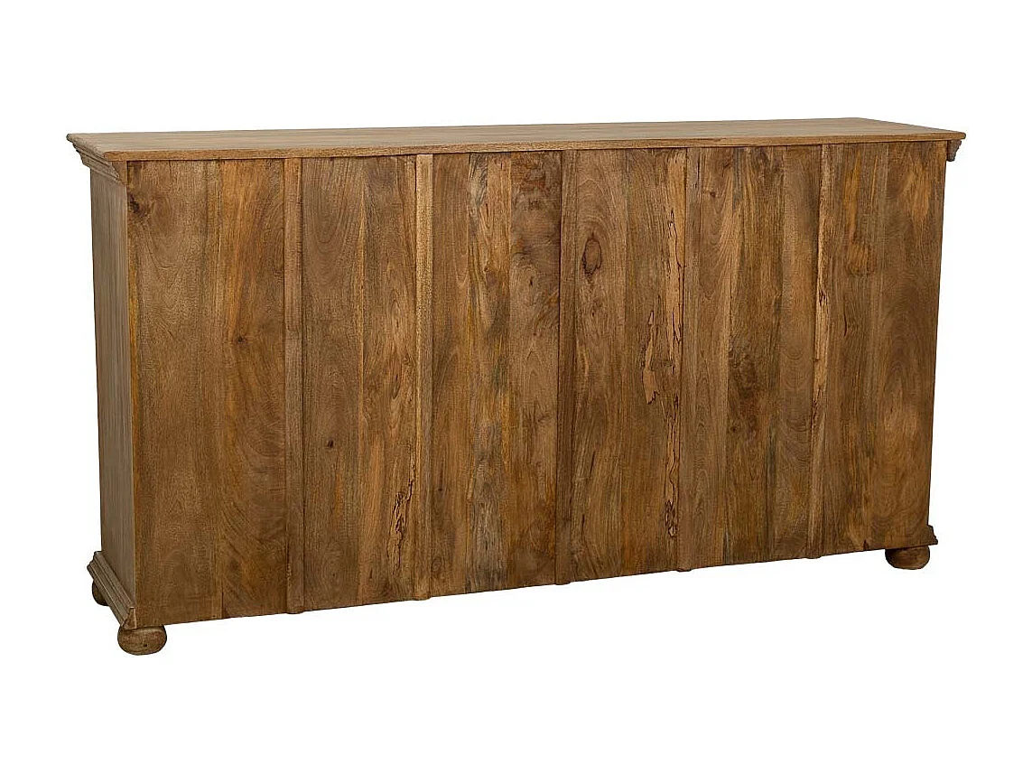 Aparador de madeira artesanal marrom 180x45x96