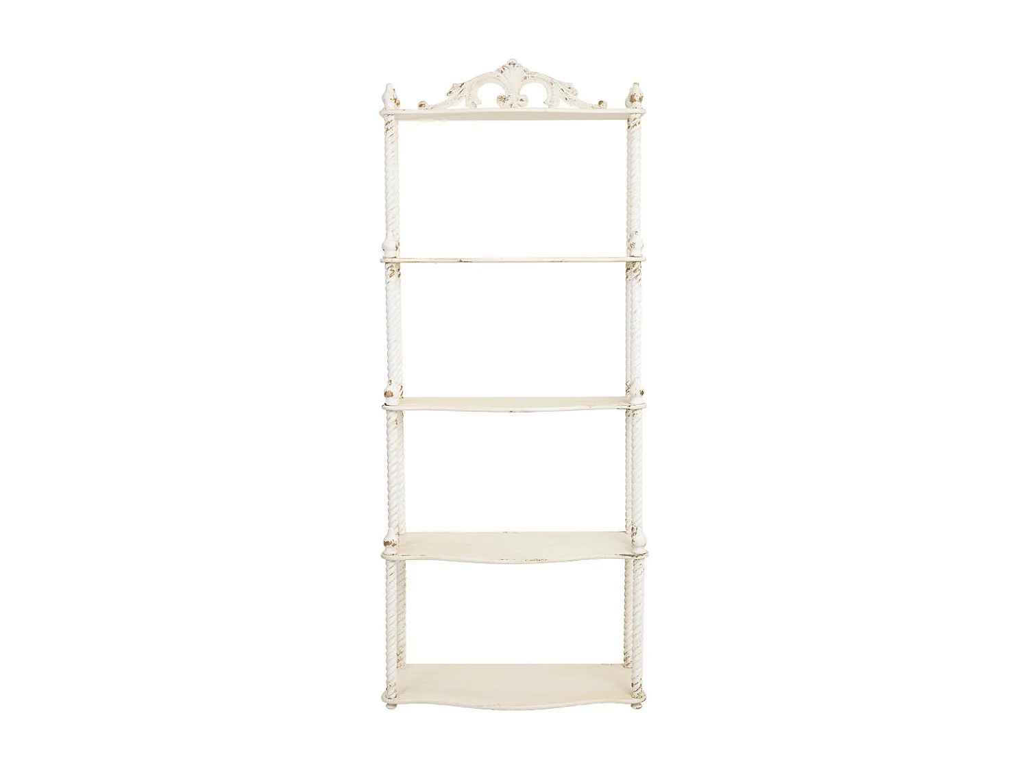 Regal aus gealtertem Holz mit 5 Regalböden, 78,5x39,5x193,5H cm