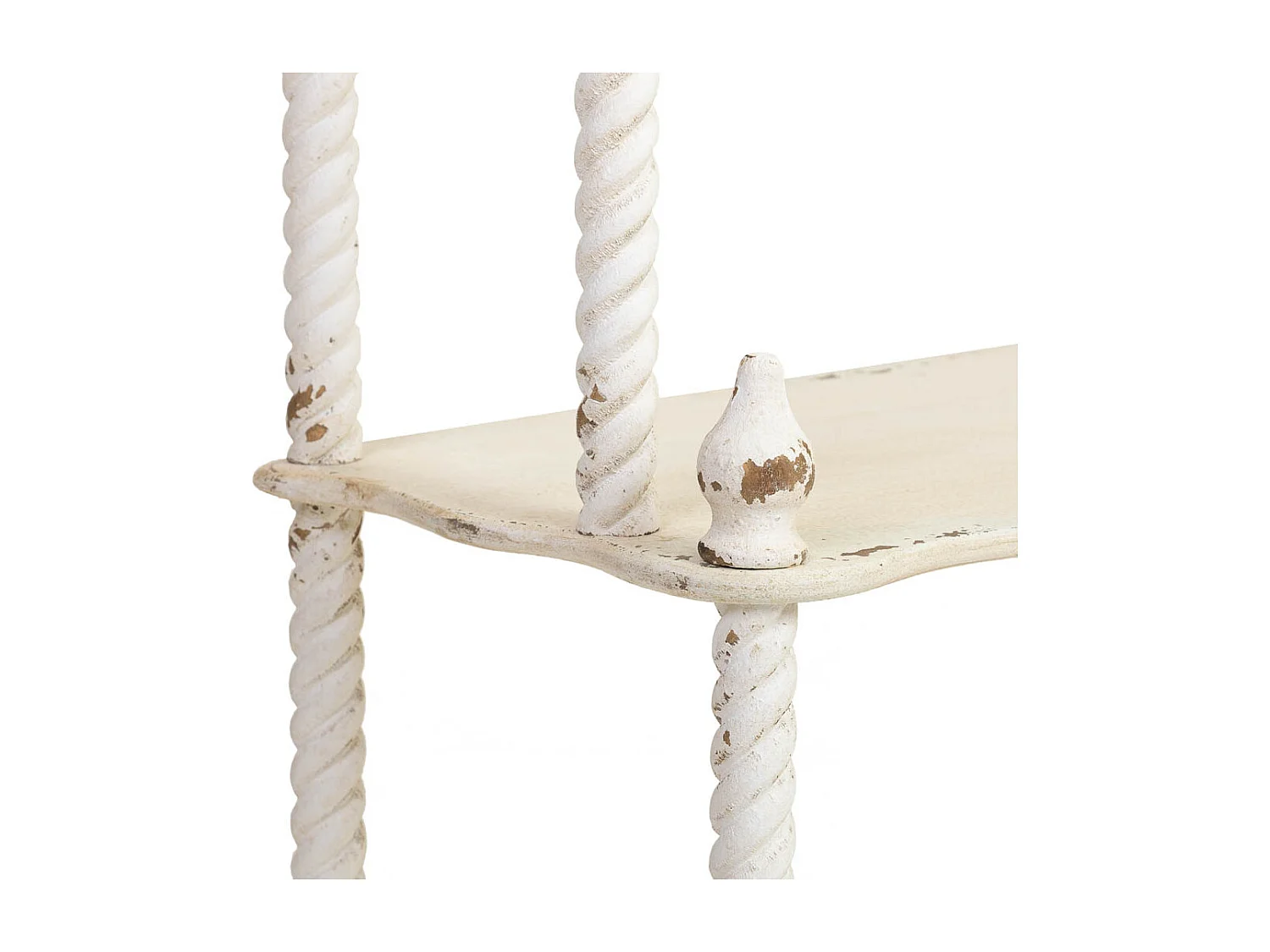 Étagère en bois à 5 niveaux vieillie 78,5x39,5x193,5h cm