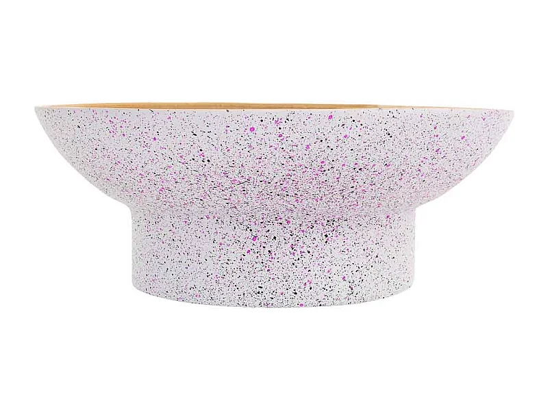 Centro de mesa de bambú beige D30x10h cm