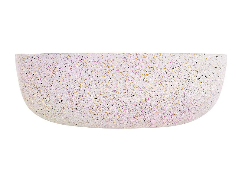 Centro de mesa em bambu bege D30x10h cm