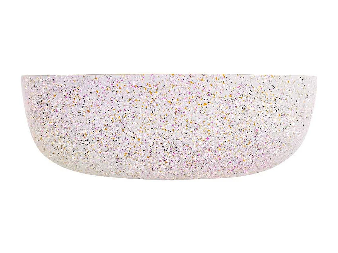 Centro de mesa em bambu bege D30x10h cm