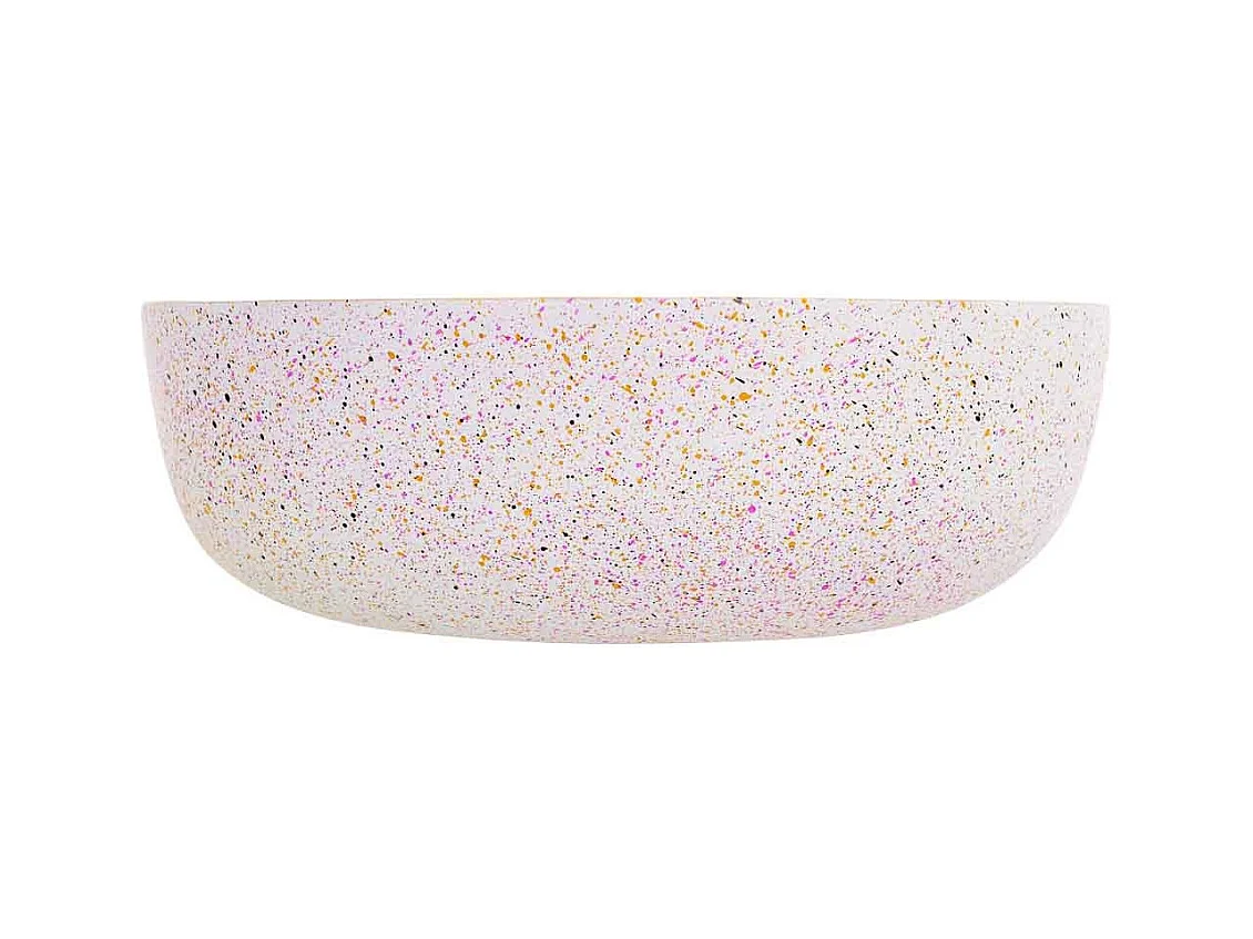 Centre de table en bambou beige D30x10h cm