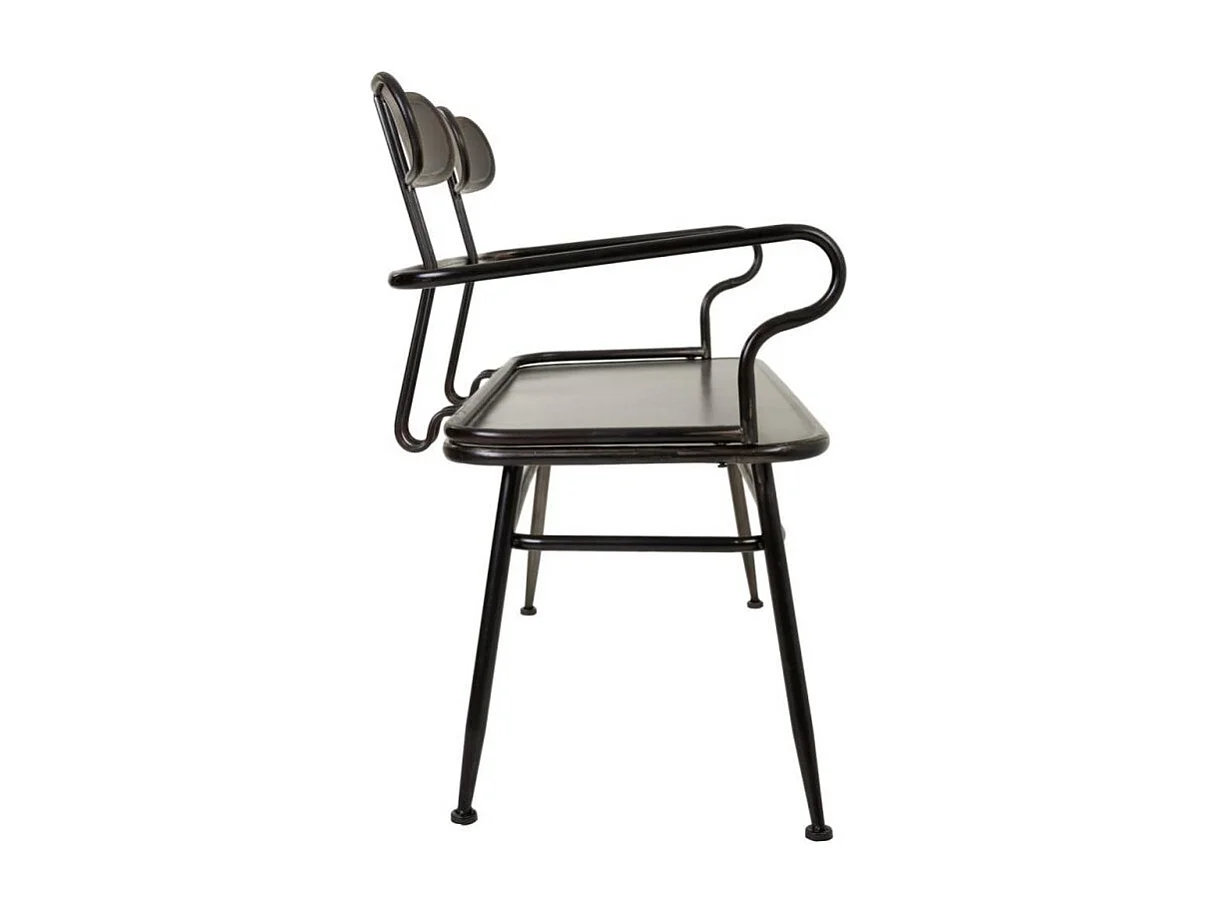 Console in legno e metallo laccato bianco 106x40x76,5h cm