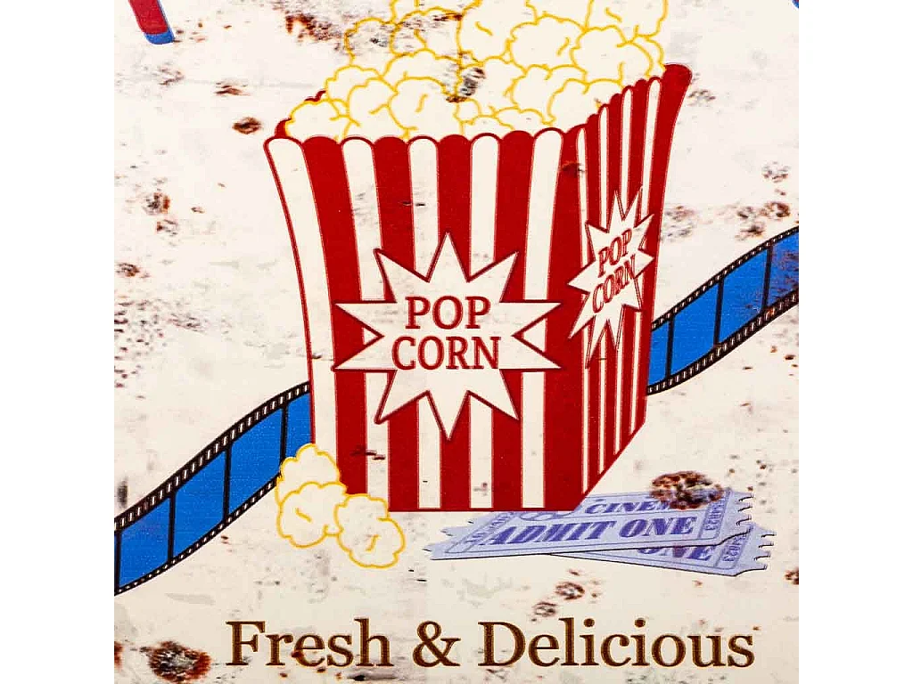 Placa de de metal blanca 30x30x0,6