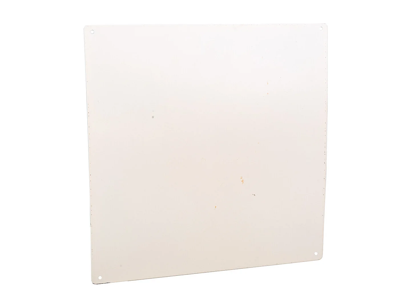 Placa de de metal blanca 30x30x0,6