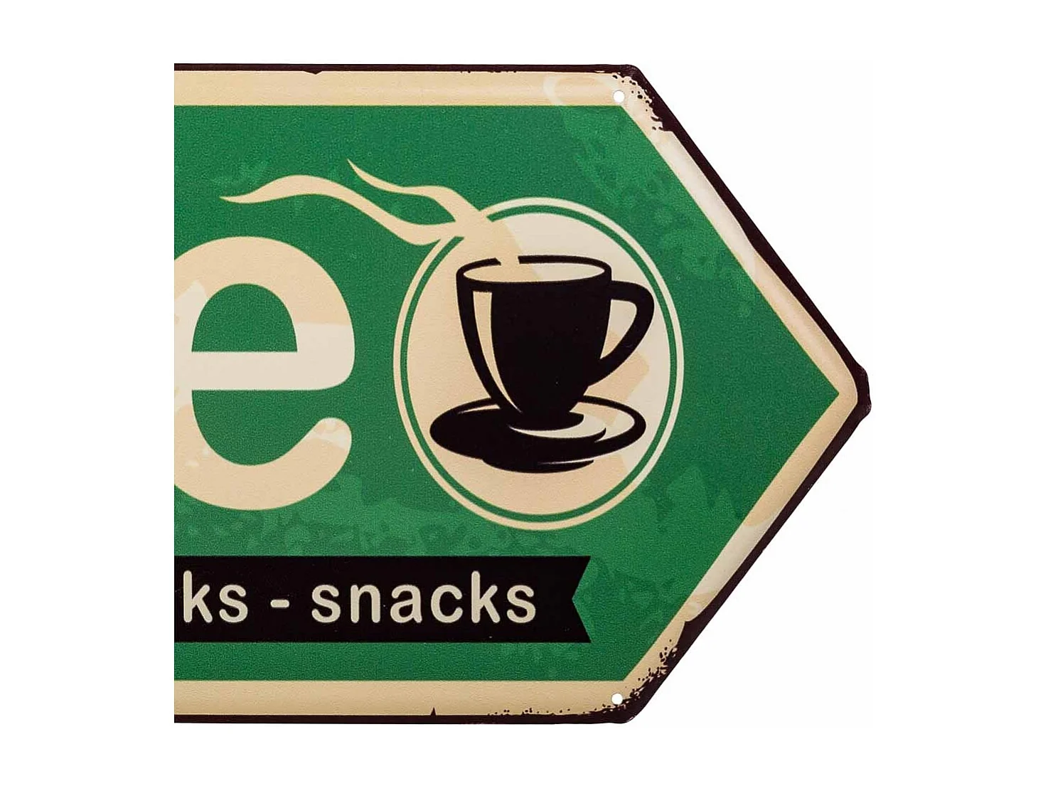 Placca in metallo verde 20x42x1h