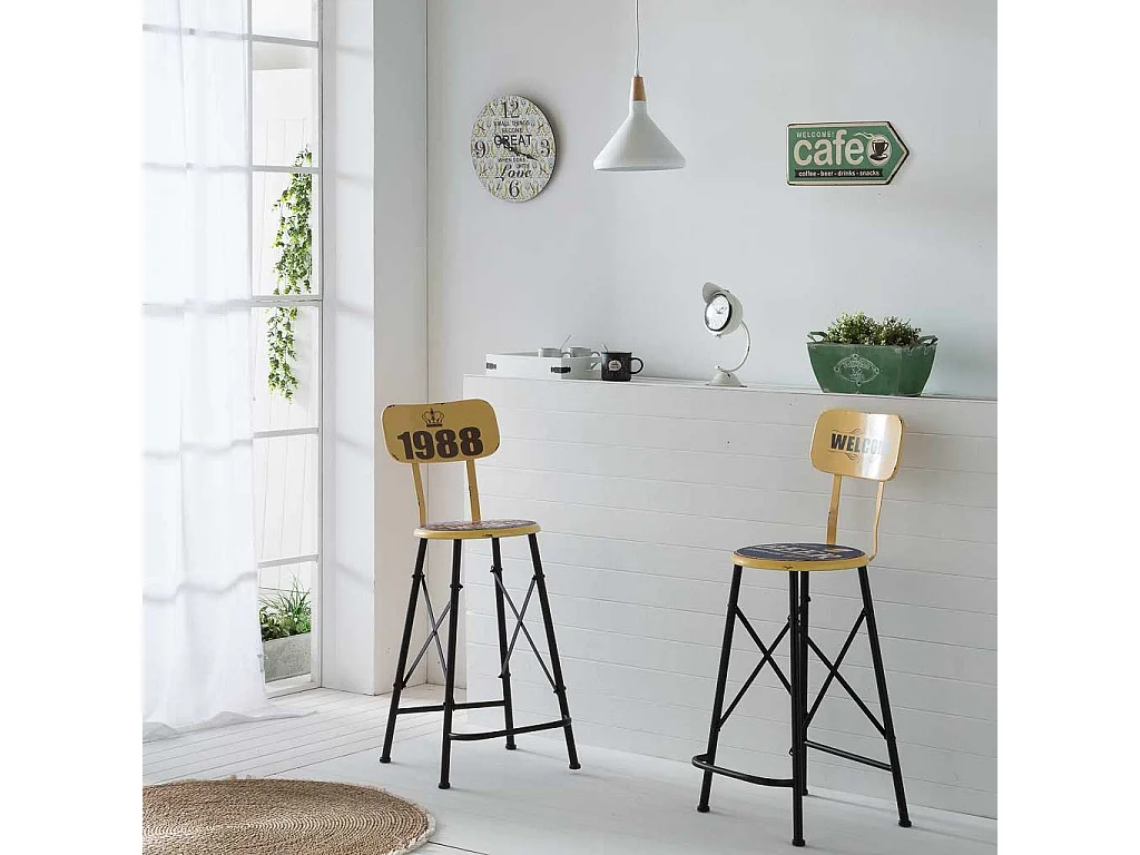 Placa de de metal verde 20x42x1