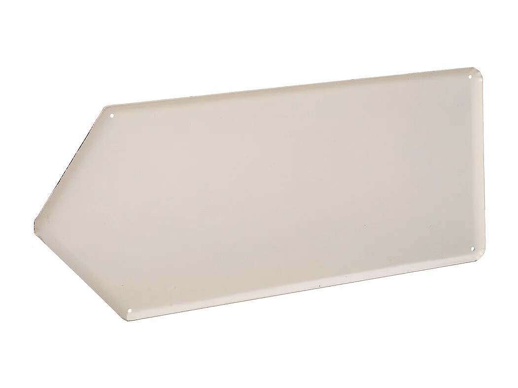 Placa de de metal verde 20x42x1