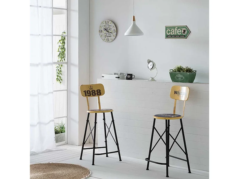 Placa de de metal verde 20x42x1