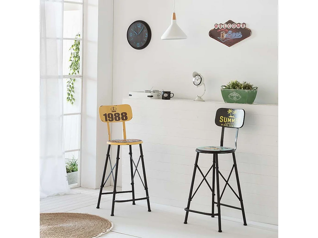 Braune Metallplatte 27x49x1h cm