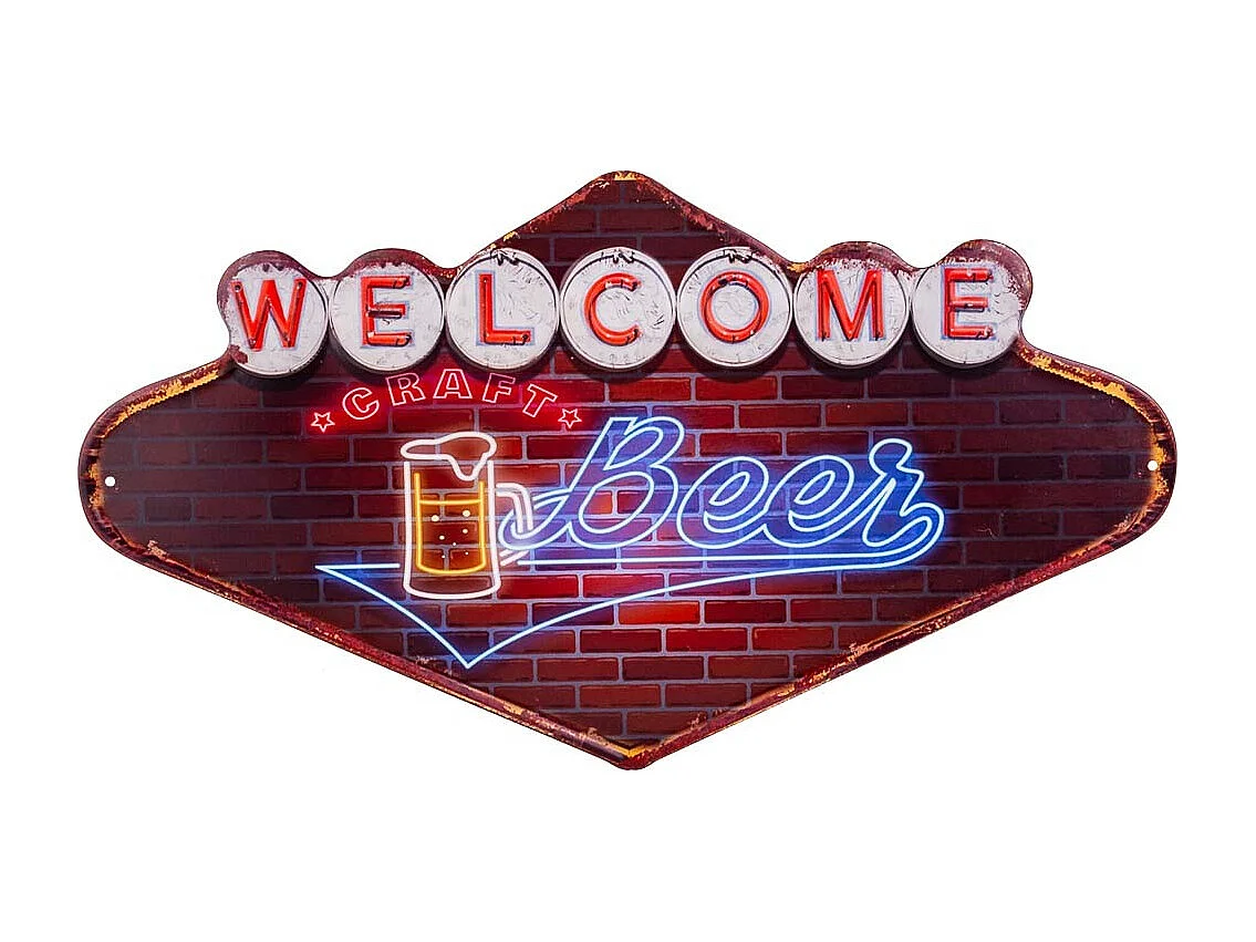 Braune Metallplatte 27x49x1h cm