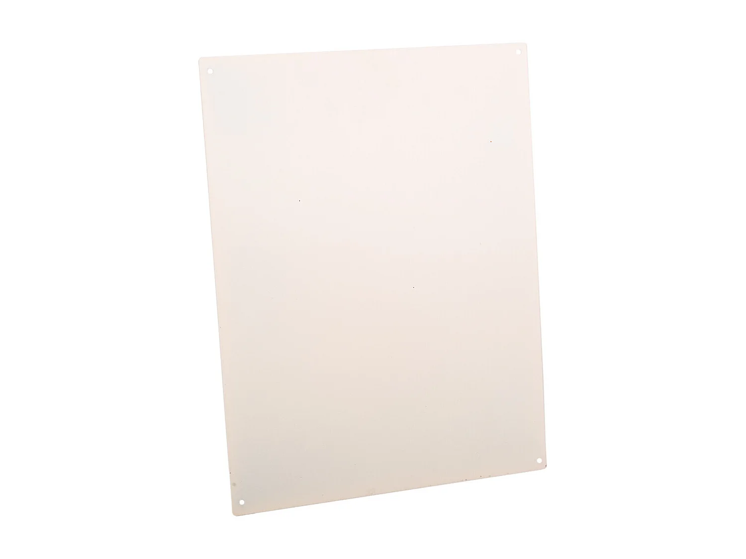 Gelbe Metallplatte 25x33x0,6h cm