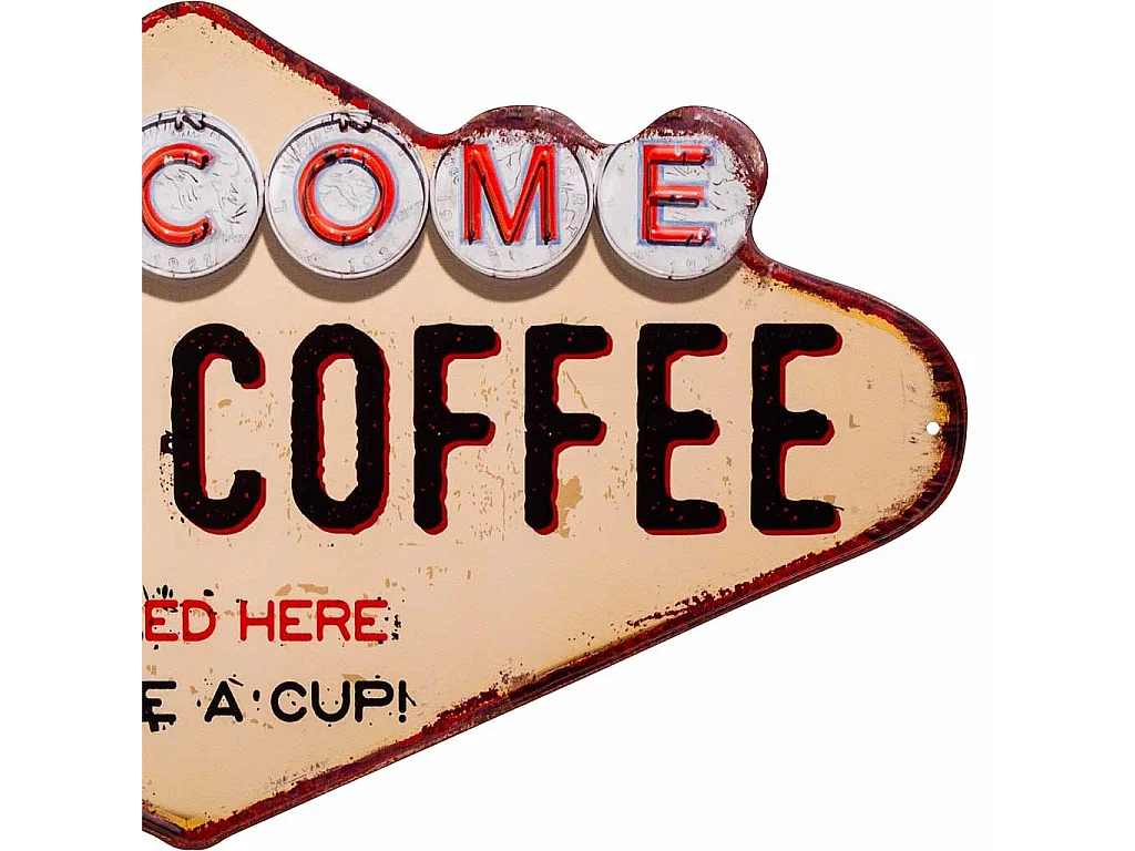 Cremefarbener Metallteller 27x49x1h cm