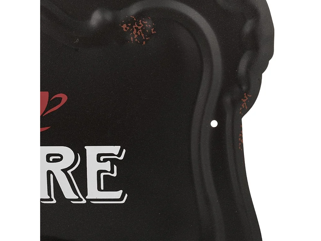 Placa de de decoración de metal 30x45x1