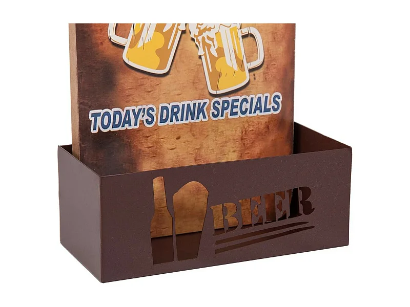 Flaschenöffner Flaschenregal 14x37 cm