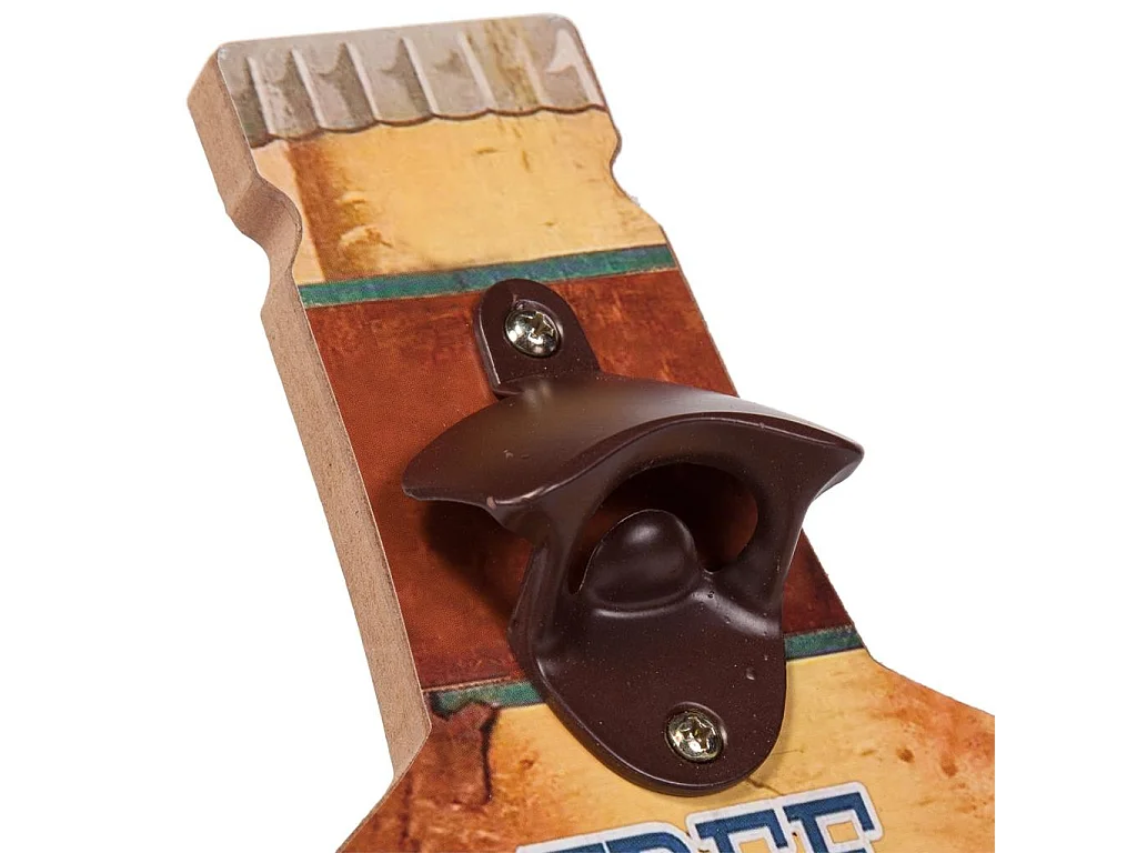 Porta-garrafas abridor de garrafas 14x37 cm