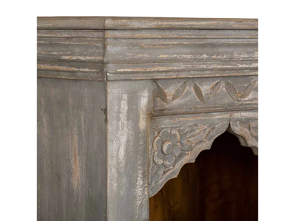 Regal aus handgefertigtem Holz 57x37x180h cm