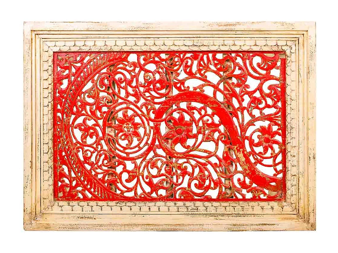 Tavolino da caffè in legno finitura artigianale 110x78x48h cm