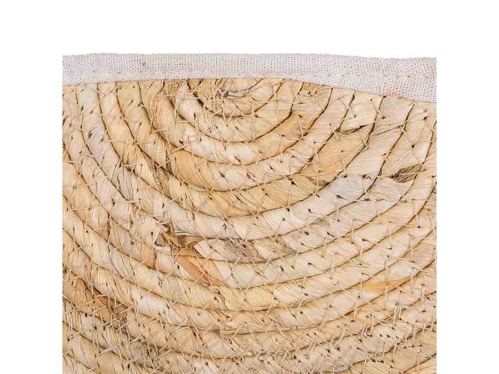 Tapis en fibre naturelle tissé à la main marron 100x50x1h