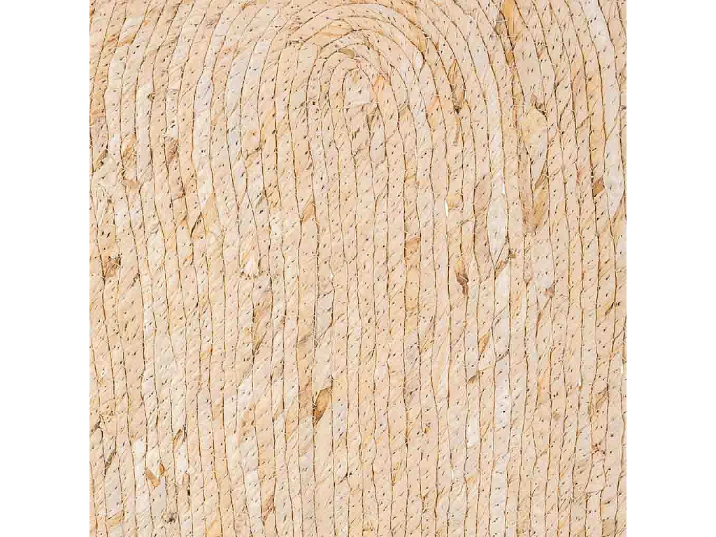 Tappeto marrone in fibra naturale intrecciato a mano 100x50x1h