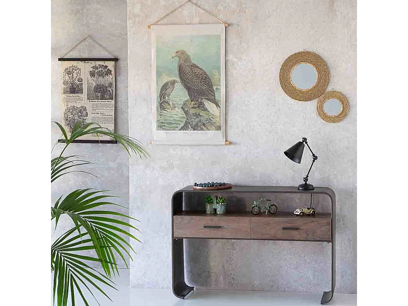 Bedruckte Stoffpergamentleinwand 55x75x2,5h cm