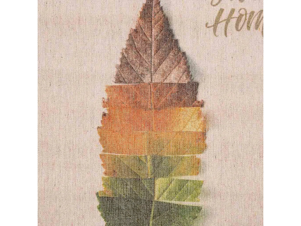 Tela pergaminho em tecido estampado 33x38x2