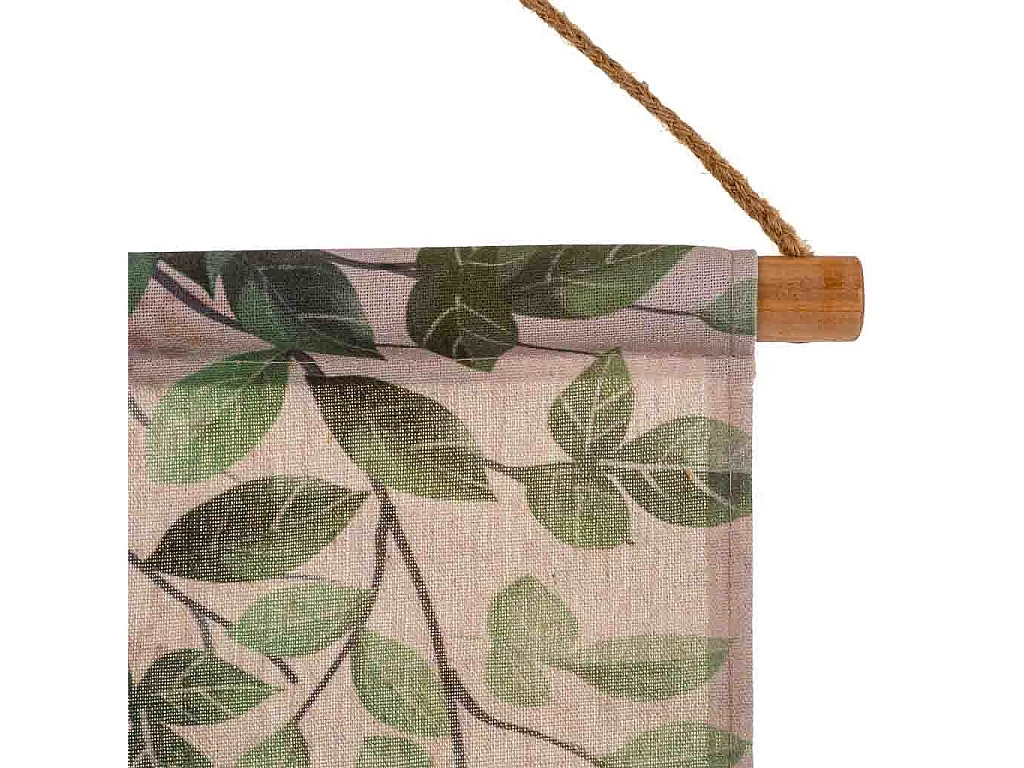 Tela in tessuto stampato pergamena 33x38x2h