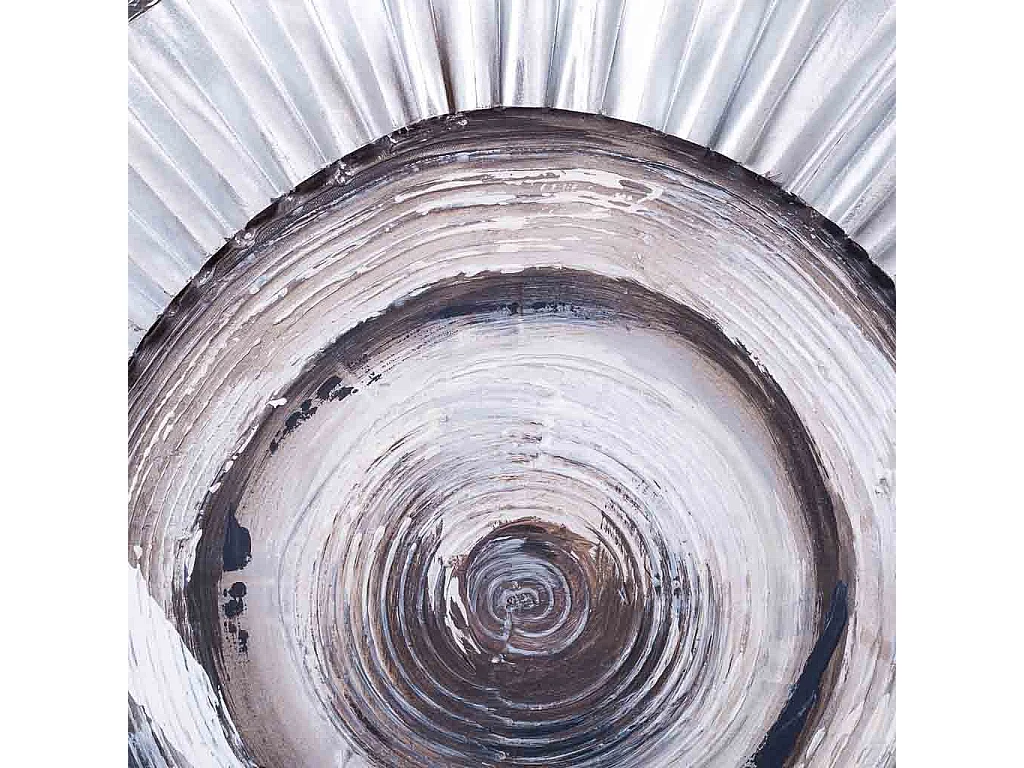 Quadro in rilievo dipinto a mano 80x80x3h