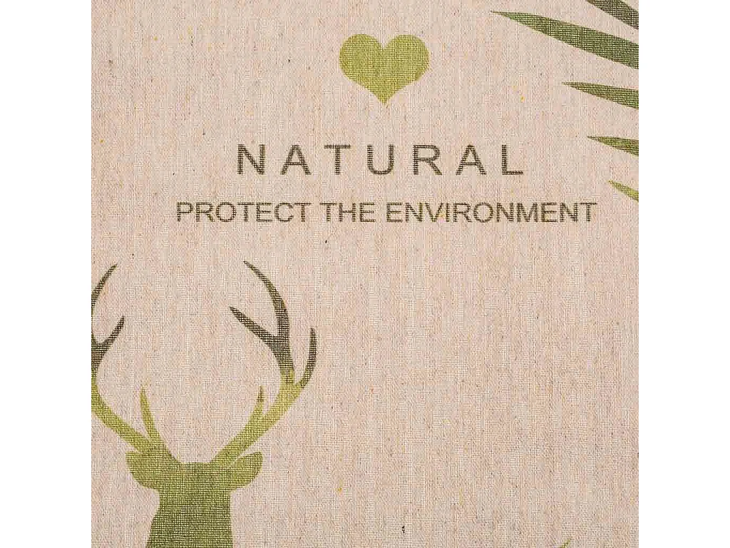 Bedruckter Pergamentstoff, 33 x 38 x 2 cm