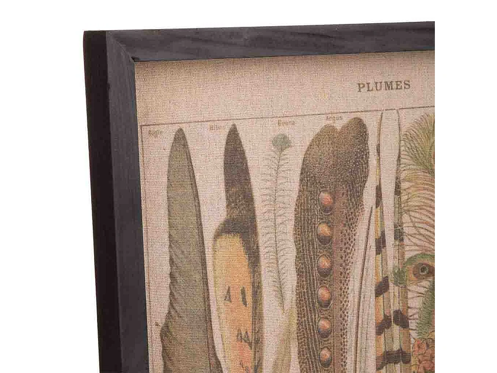 Quadro legno e stoffa 40x60x2,5h