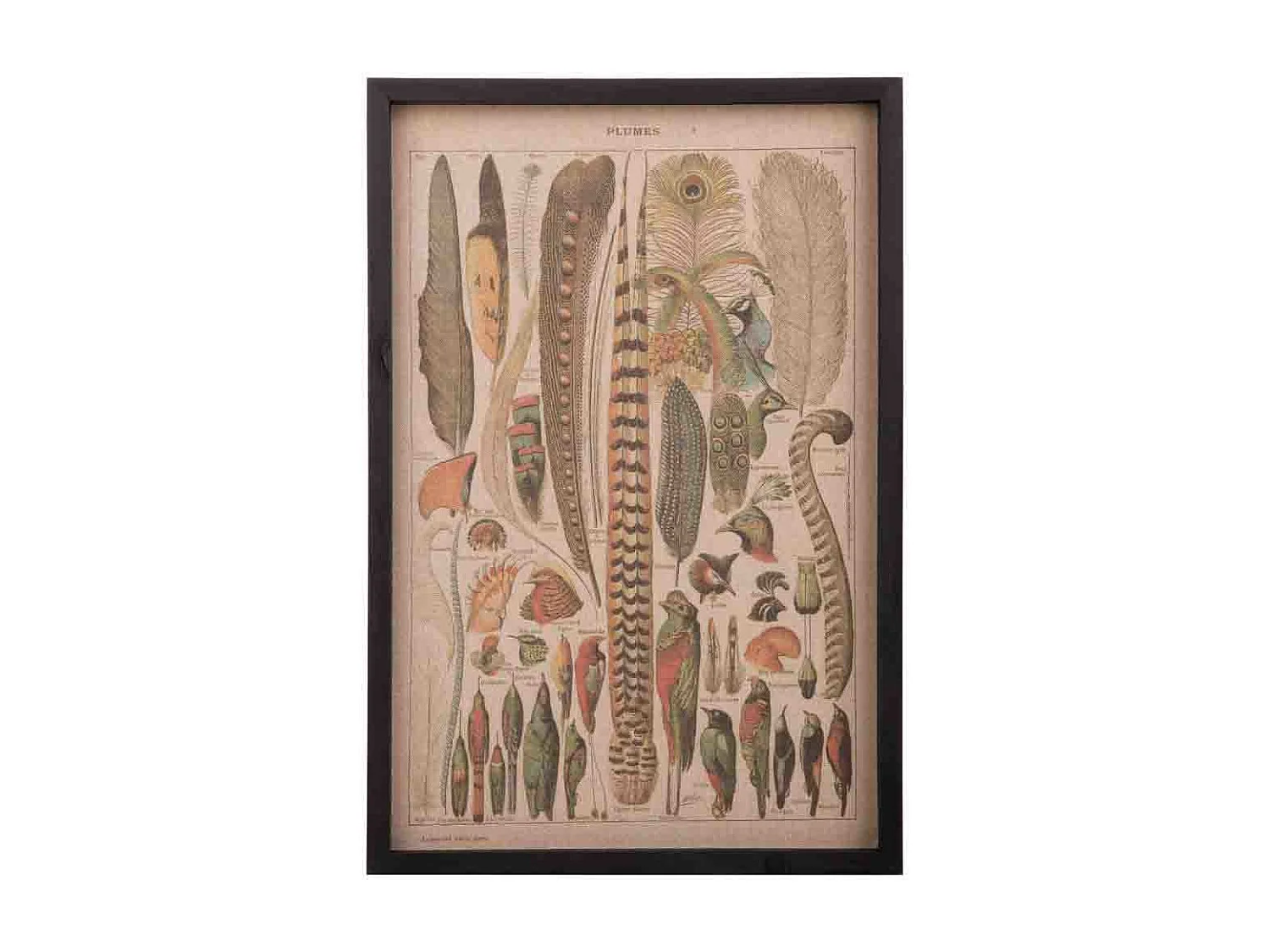 Holz- und StoffgemÃ¤lde 40x60x2,5h cm