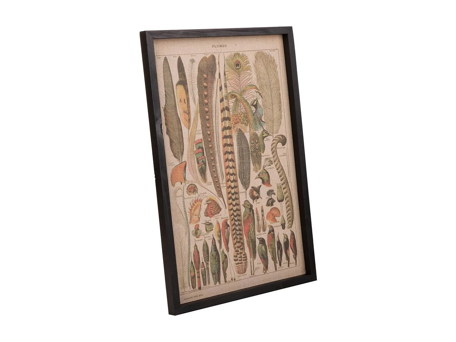 Quadro legno e stoffa 40x60x2,5h