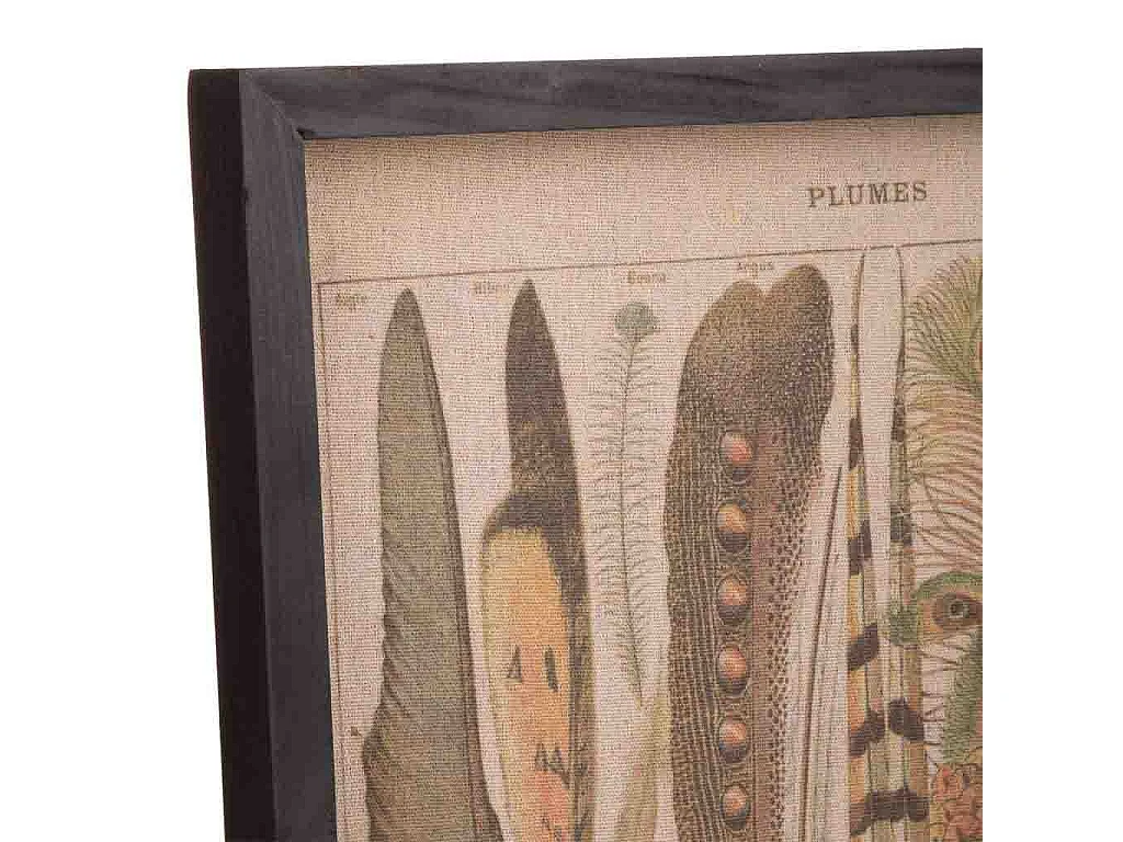Quadro legno e stoffa 40x60x2,5h