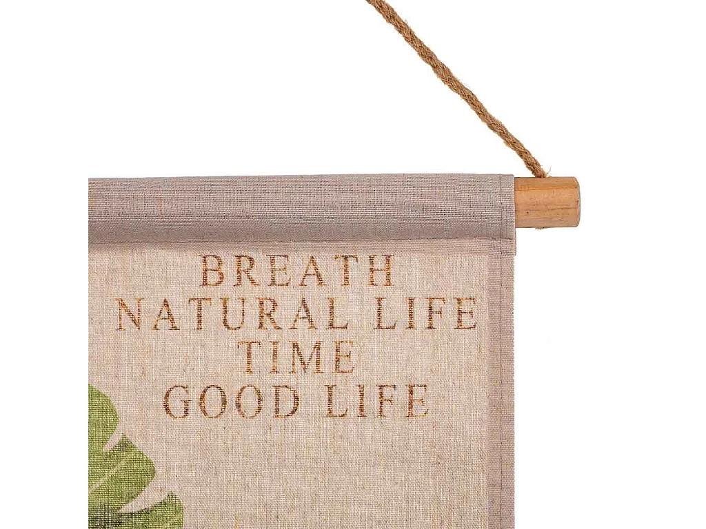 Lienzo pergamino de tela impresa 33x38x2