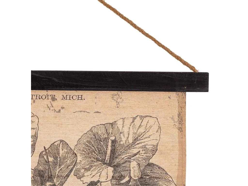 Bedruckte Stoffpergamentleinwand 55x75x2,5h cm