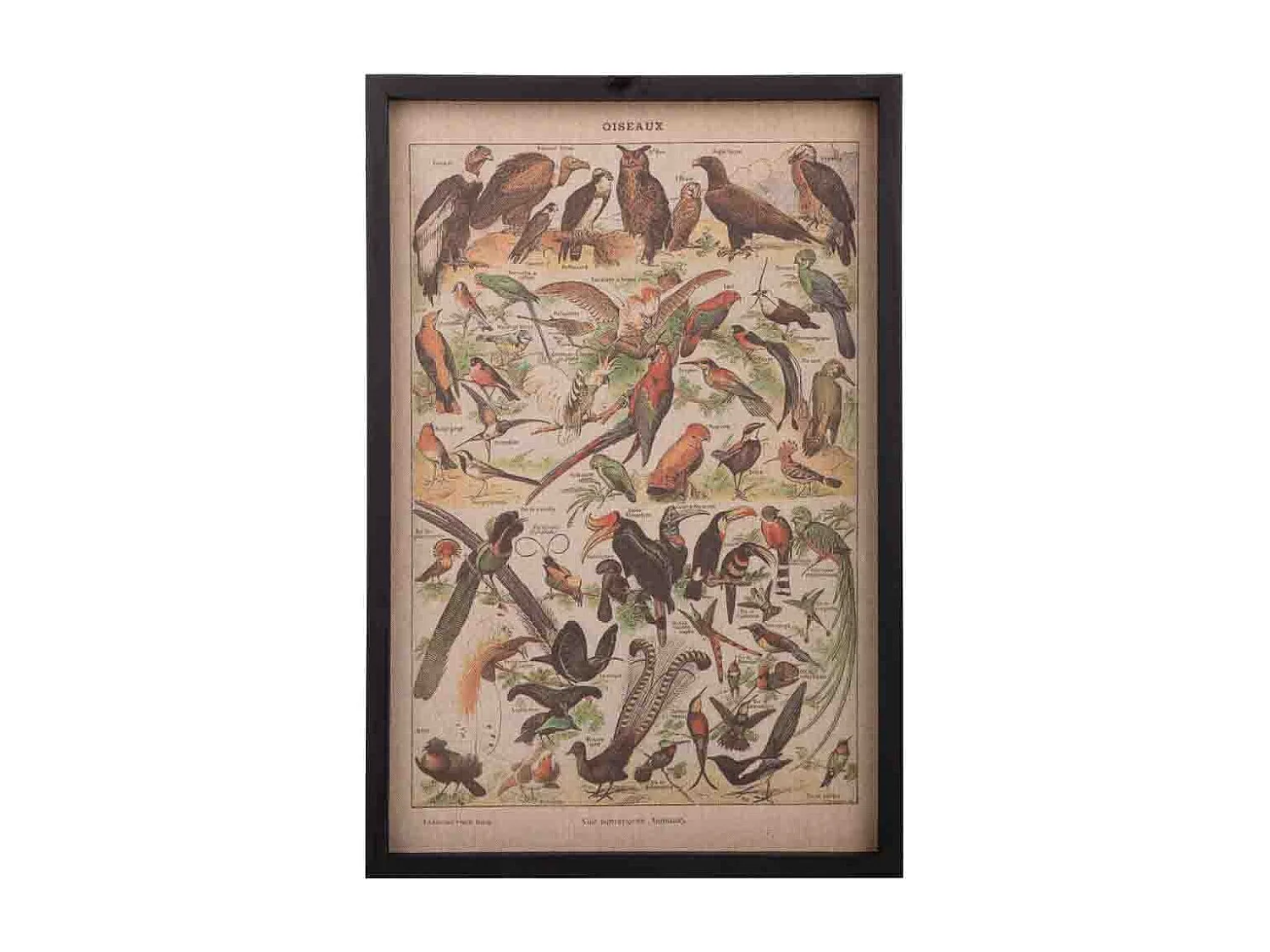 Holz- und StoffgemÃ¤lde 40x60x2,5h cm