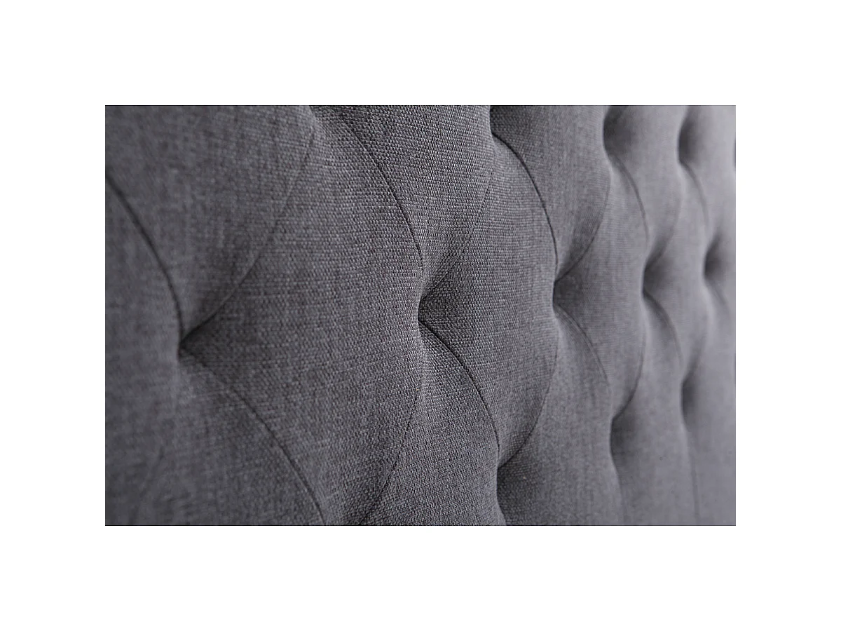 Cabecero tejido gris oscuro 160cm ENGUERRAND