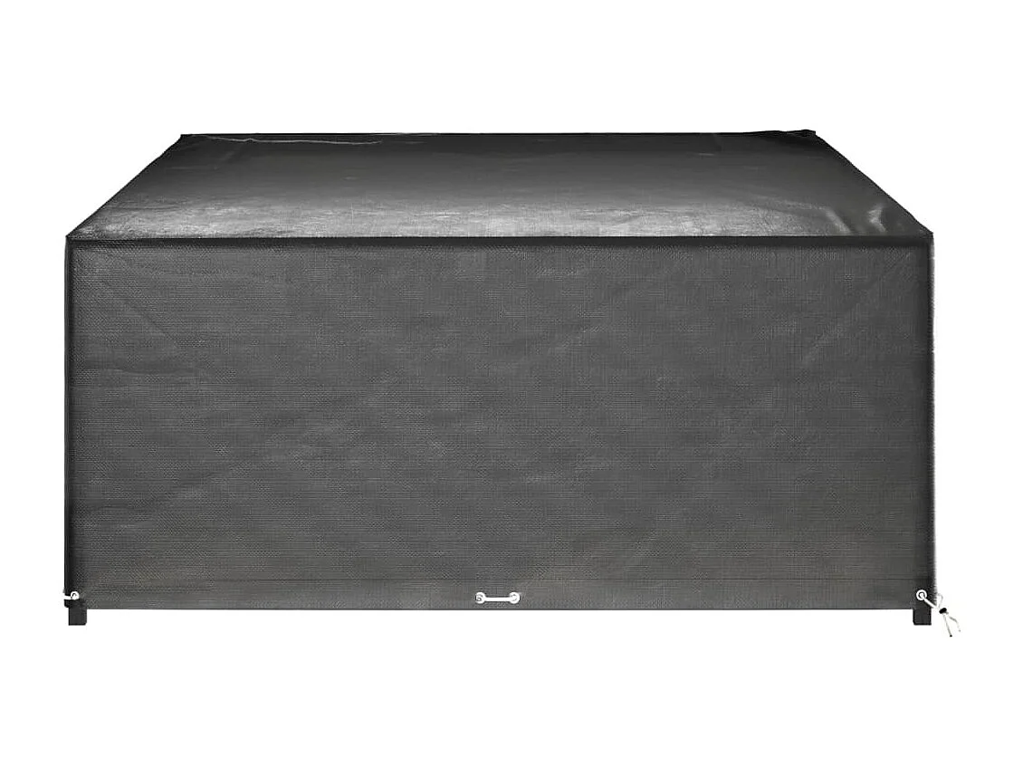 Housses de salon de jardin 2 pcs 16 ?illets rectangulaire