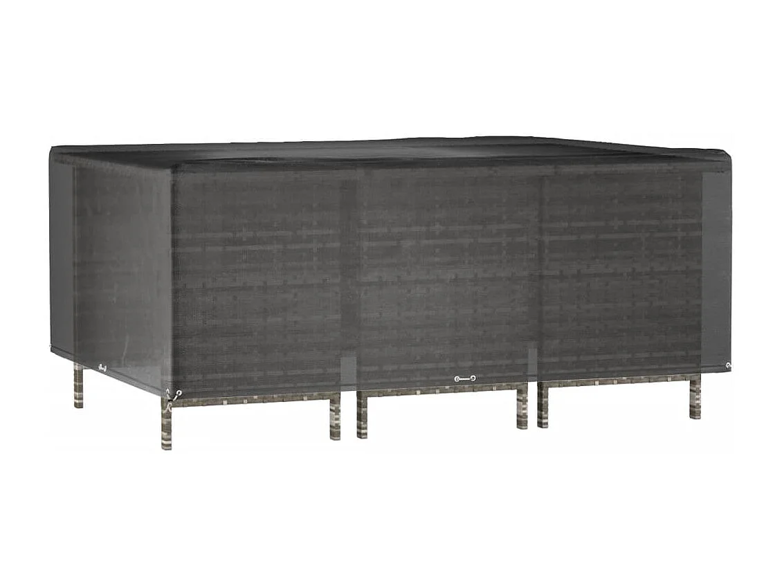 Housse de salon de jardin 12 ?illets 270x180x90cm rectangulaire