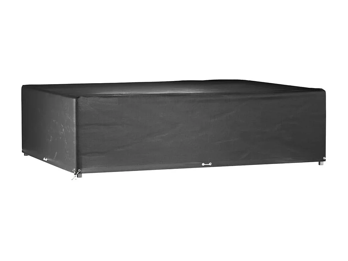 Housses de salon de jardin 2 pcs 16 ?illets rectangulaire