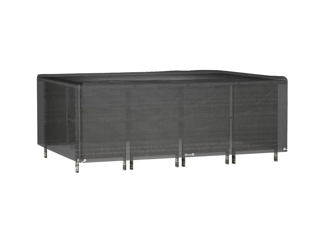 Gartenmöbel-Abdeckung 12 Ösen 240x180x80cm rechteckig