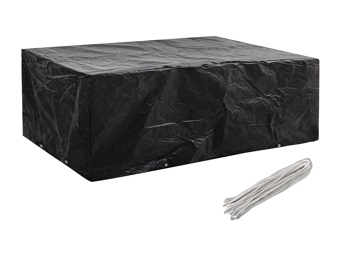 Housse de salon de jardin 8 ?illets 242x162x100 cm