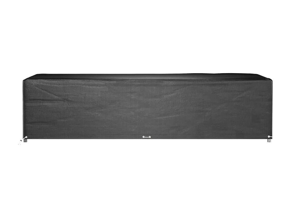 Housses de salon de jardin 2 pcs 12 ?illets rectangulaire