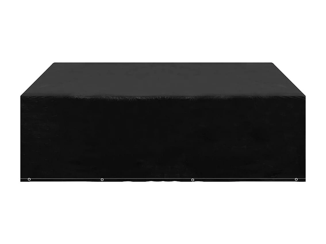 Capas para móveis de jardim 2 peças 12 ilhós 250x250x70 cm