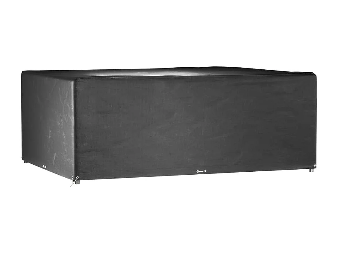 Tuinmeubelhoezen 2 stuks 16 ogen rechthoekig