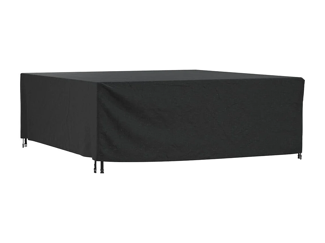 Housse de salon de jardin noir 260x260x90 cm imperméable 420D