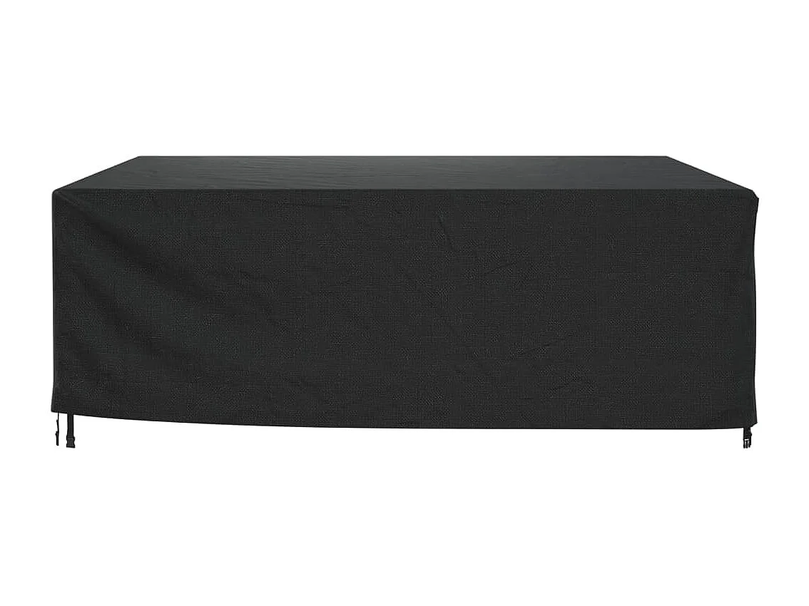Housse de salon de jardin noir 260x260x90 cm imperméable 420D